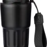 Dubbelwandige thermosbeker Louisa | 320 ml, zwart