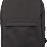 Laptoptas Henrik | Gerecycled | USB-poort, zwart