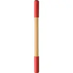 Schrijfset Wolfgang | Bamboe, rood