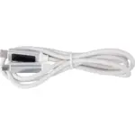 Oplaadkabel Claudia | Nylon | 65W, lichtgrijs
