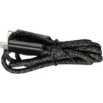 Oplaadkabel Claudia | Nylon | 65W, zwart
