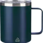 Dubbelwandige thermosbeker Renate | Gerecycled | 300 ml, blauw