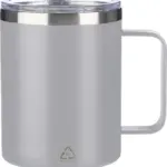 Dubbelwandige thermosbeker Renate | Gerecycled | 300 ml, grijs