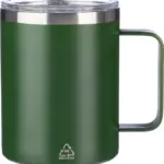 Dubbelwandige thermosbeker Renate | Gerecycled | 300 ml, groen