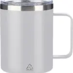 Dubbelwandige thermosbeker Renate | Gerecycled | 300 ml, wit