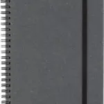 Notitieboek Egon | Gerecycled | A5 | Gelijnd, zwart