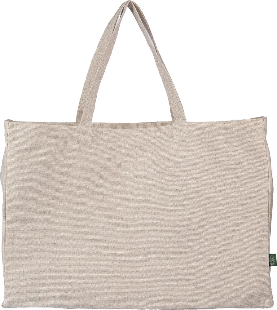 Strandtas Ludwig | Hennep | 20 l productfoto 2 - Hidalgo-werbeartikel Strandtas Ludwig | Hennep | 20 l — productfoto 2