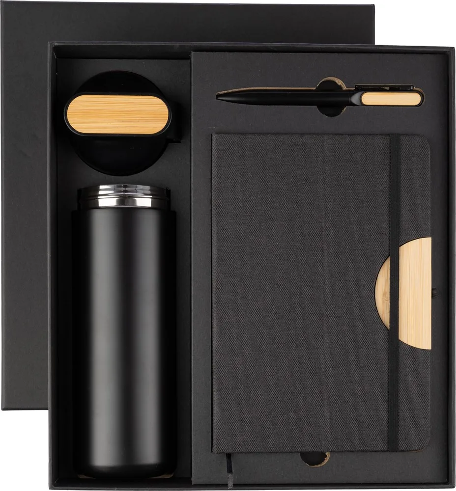 Cadeauset | Drinkfles, notitieboek en balpen