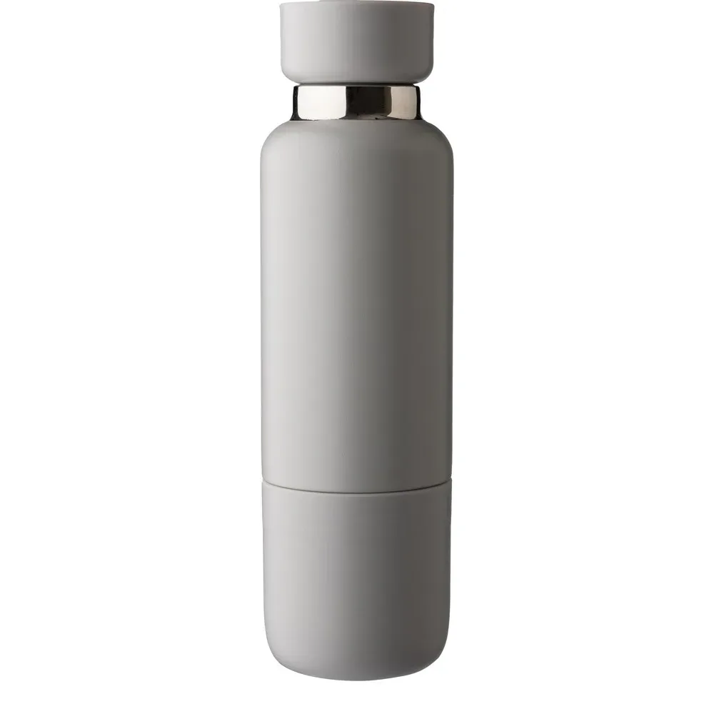 Geïsoleerde fles Lieselotte | 500 ml grijs - Hidalgo-werbeartikel Geïsoleerde fles Lieselotte | 500 ml, grijs