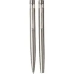 Schrijfset Fritz | Gerecycled rvs | Draaibalpen en rollerball productfoto 2 - Hidalgo Schrijfset Fritz | Gerecycled rvs | Draaibalpen en rollerball — productfoto 2