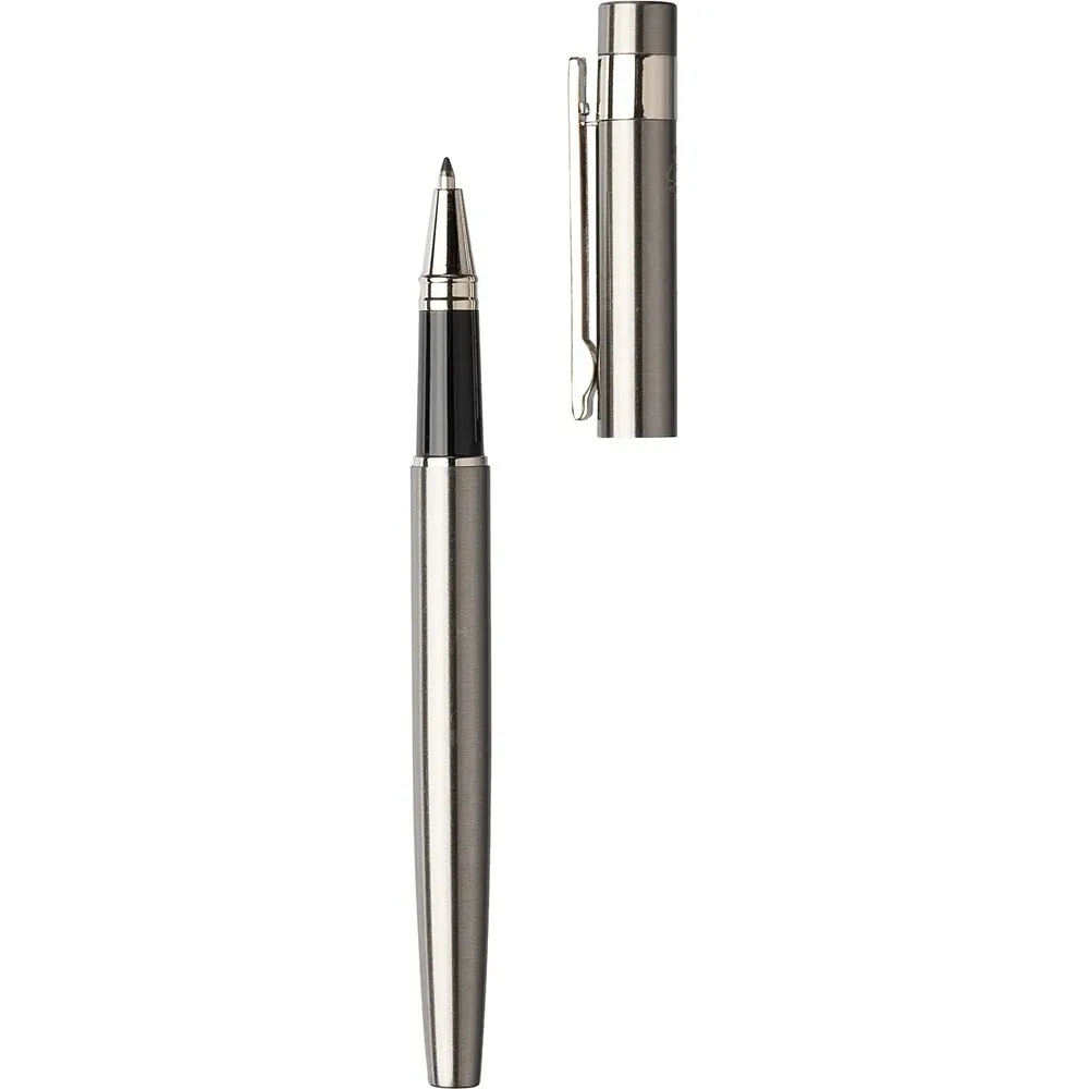 Schrijfset Fritz | Gerecycled rvs | Draaibalpen en rollerball productfoto 6 - Hidalgo Schrijfset Fritz | Gerecycled rvs | Draaibalpen en rollerball — productfoto 6