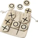 Boter-kaas-en-eieren-spel | Hout | Katoenen hoes