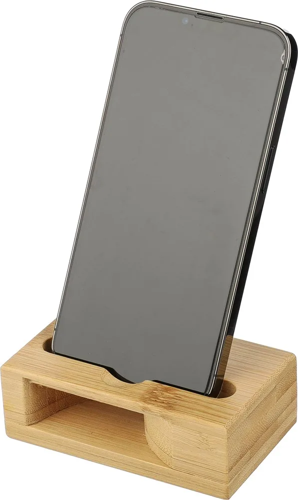 Telefoonstandaard | Bamboe | Geluidsamplificator