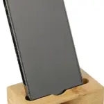 Telefoonstandaard | Bamboe | Geluidsamplificator productfoto 6 - Hidalgo-werbeartikel Telefoonstandaard | Bamboe | Geluidsamplificator — productfoto 6