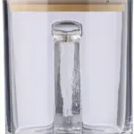 Drinkbeker Ashley | Gerecycled glas | Bamboe deksel | 300 ml — productfoto 4