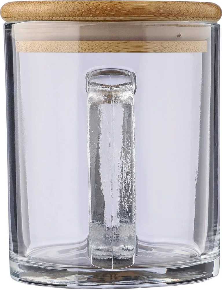 Drinkbeker Ashley | Gerecycled glas | Bamboe deksel | 300 ml productfoto 4 - Hidalgo-werbeartikel Drinkbeker Ashley | Gerecycled glas | Bamboe deksel | 300 ml — productfoto 4