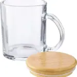 Drinkbeker Ashley | Gerecycled glas | Bamboe deksel | 300 ml productfoto 6 - Hidalgo-werbeartikel Drinkbeker Ashley | Gerecycled glas | Bamboe deksel | 300 ml — productfoto 6