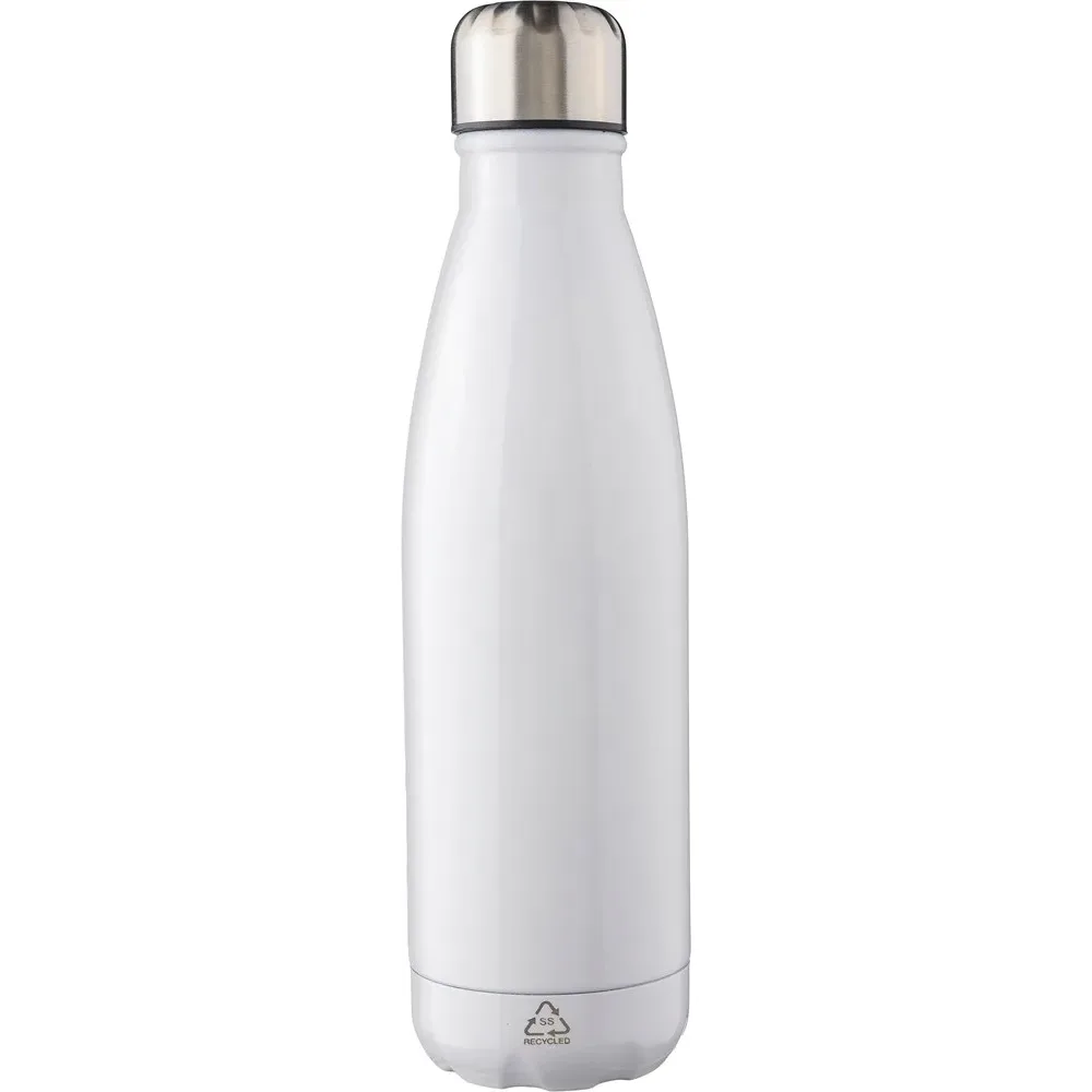 Drinkfles Sumatra | Gerecycled | 650 ml wit - Bidons & Shakers Drinkfles Sumatra | Gerecycled | 650 ml, wit