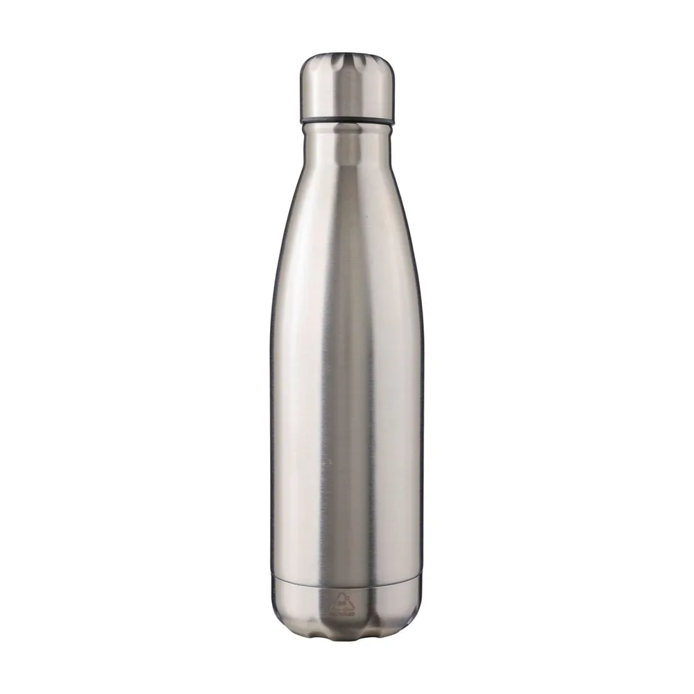 Drinkfles Sumatra | Gerecycled | 650 ml zilver - Bidons & Shakers Drinkfles Sumatra | Gerecycled | 650 ml, zilver