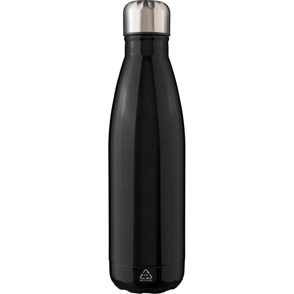 Drinkfles Sumatra | Gerecycled | 650 ml zwart - Bidons & Shakers Drinkfles Sumatra | Gerecycled | 650 ml, zwart