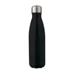 Dubbelwandige fles Lombok | Gerecycled | 500 ml, zwart
