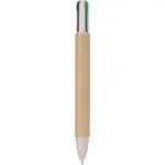 Balpen Deborah | Gerecycled karton en tarwestro | 4 kleuren, bruin