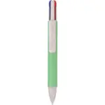 Balpen Deborah | Gerecycled karton en tarwestro | 4 kleuren, groen