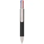 Balpen Deborah | Gerecycled karton en tarwestro | 4 kleuren, zwart