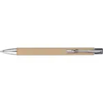 Balpen Debra | Gerecycled | Chromen details, bruin