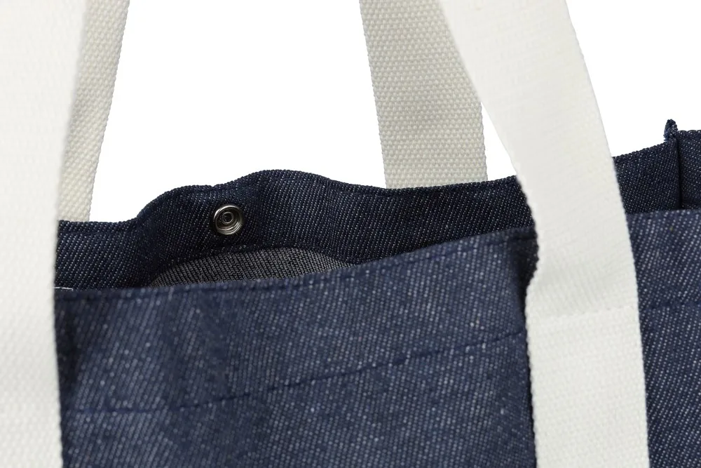 Shopper Gretchen | Denim | 19 l productfoto 5 - Katoenendraagtassen Shopper Gretchen | Denim | 19 l — productfoto 5