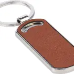 Sleutelhanger Jill | Gerecycled | Leer | Ovaal - Hidalgo-werbeartikel Sleutelhanger Jill | Gerecycled | Leer | Ovaal