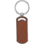 Sleutelhanger Jill | Gerecycled | Leer | Ovaal — productfoto 3