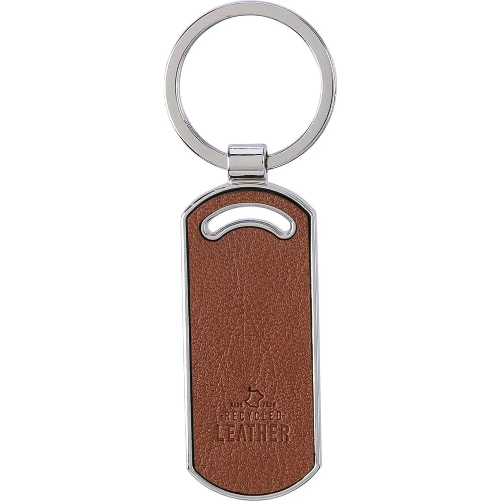 Sleutelhanger Jill | Gerecycled | Leer | Ovaal productfoto 3 - Hidalgo-werbeartikel Sleutelhanger Jill | Gerecycled | Leer | Ovaal — productfoto 3