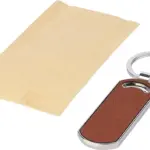 Sleutelhanger Jill | Gerecycled | Leer | Ovaal — productfoto 4