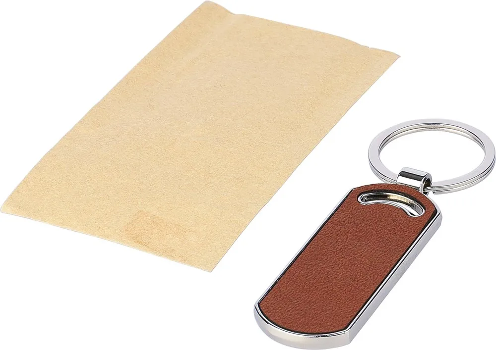 Sleutelhanger Jill | Gerecycled | Leer | Ovaal productfoto 4 - Hidalgo-werbeartikel Sleutelhanger Jill | Gerecycled | Leer | Ovaal — productfoto 4