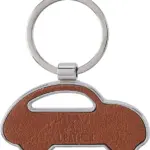 Sleutelhanger Joan | Gerecycled | Leer | Auto - Hidalgo-werbeartikel Sleutelhanger Joan | Gerecycled | Leer | Auto