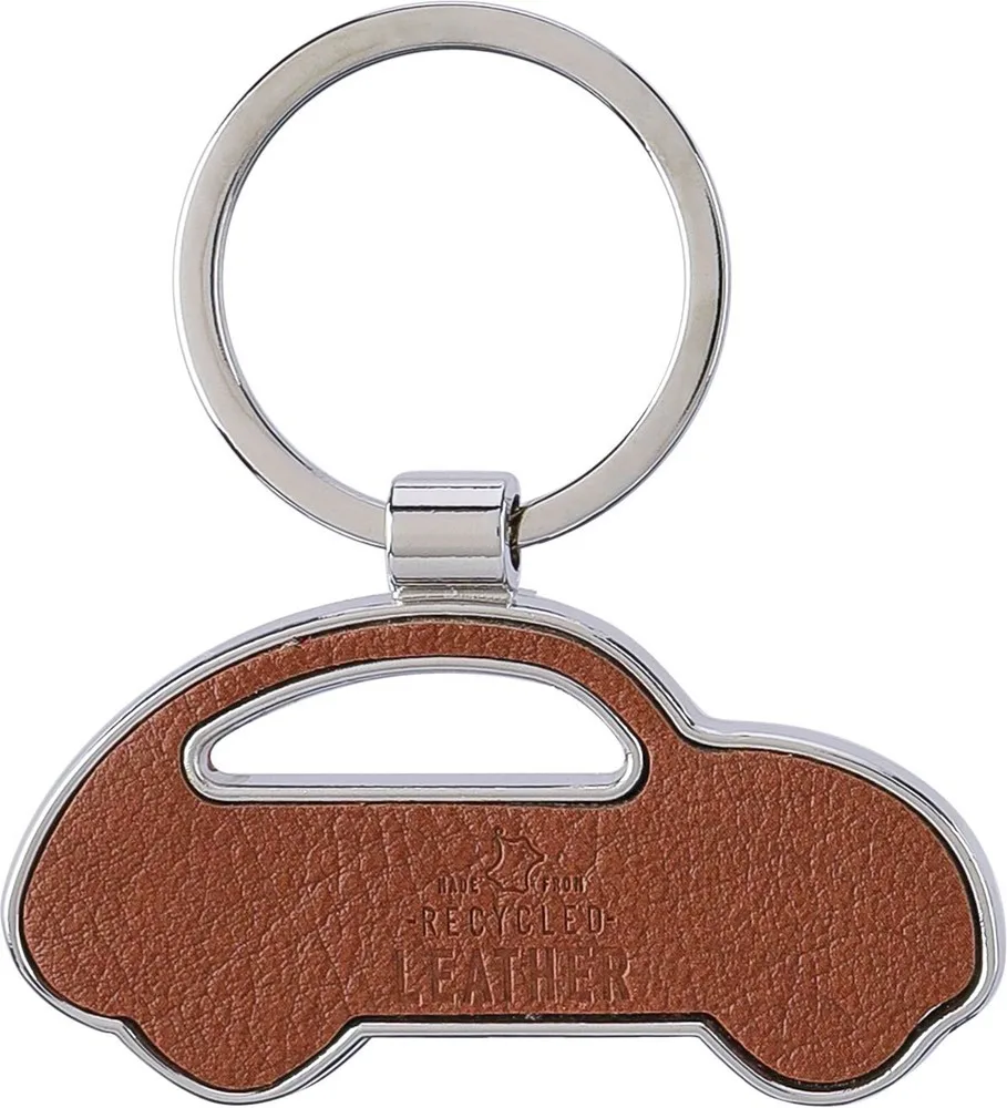 Sleutelhanger Joan | Gerecycled | Leer | Auto