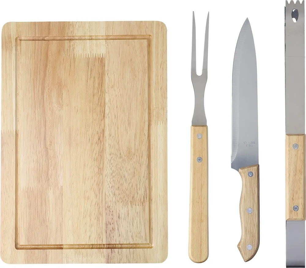 Barbecueset Kathleen | Rvs | 4 st | Polyester hoes productfoto 8 - Hidalgo-werbeartikel Barbecueset Kathleen | Rvs | 4 st | Polyester hoes — productfoto 8