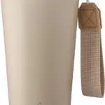 Dubbelwandige thermosbeker Kayla | Gerecycled | 500 ml beige - Hidalgo-werbeartikel Dubbelwandige thermosbeker Kayla | Gerecycled | 500 ml, beige