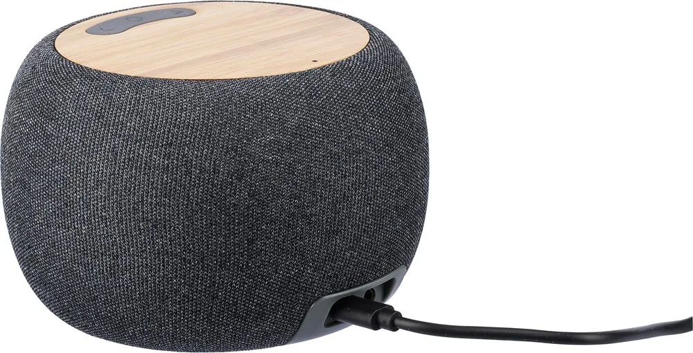 Draadloze speaker Lyle | Gerecycled | Bamboe productfoto 6 - Hidalgo-werbeartikel Draadloze speaker Lyle | Gerecycled | Bamboe — productfoto 6