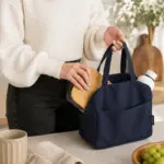 Kühltasche Elowen bedrucken Isoliert Polycotton Recycelt 8L — Produktfoto 21