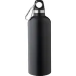 Fles Lysandra | Gerecycled rvs | 500 ml | 12h koud 8h warm zwart - Hidalgo-werbeartikel Fles Lysandra | Gerecycled rvs | 500 ml | 12h koud, 8h warm, zwart