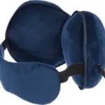 Reiskussen Leontine | 2-in-1 met slaapmasker - Hidalgo-werbeartikel Reiskussen Leontine | 2-in-1 met slaapmasker