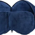 Reiskussen Leontine | 2-in-1 met slaapmasker — productfoto 3