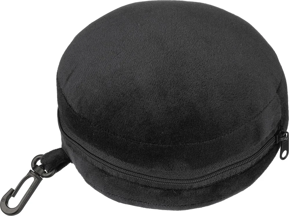 Reiskussen Leontine | 2-in-1 met slaapmasker zwart - Hidalgo-werbeartikel Reiskussen Leontine | 2-in-1 met slaapmasker, zwart