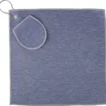 Golfhanddoek Idris | Gerecycled | Met etui, kobaltblauw