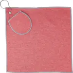 Golfhanddoek Idris | Gerecycled | Met etui, rood
