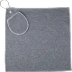 Golfhanddoek Idris | Gerecycled | Met etui, zwart