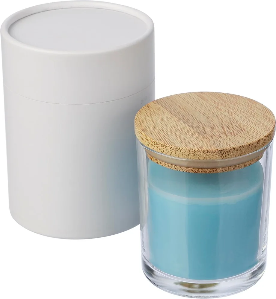 Kaars Riven | Glas met bamboe deksel productfoto 5 - Hidalgo Kaars Riven | Glas met bamboe deksel — productfoto 5