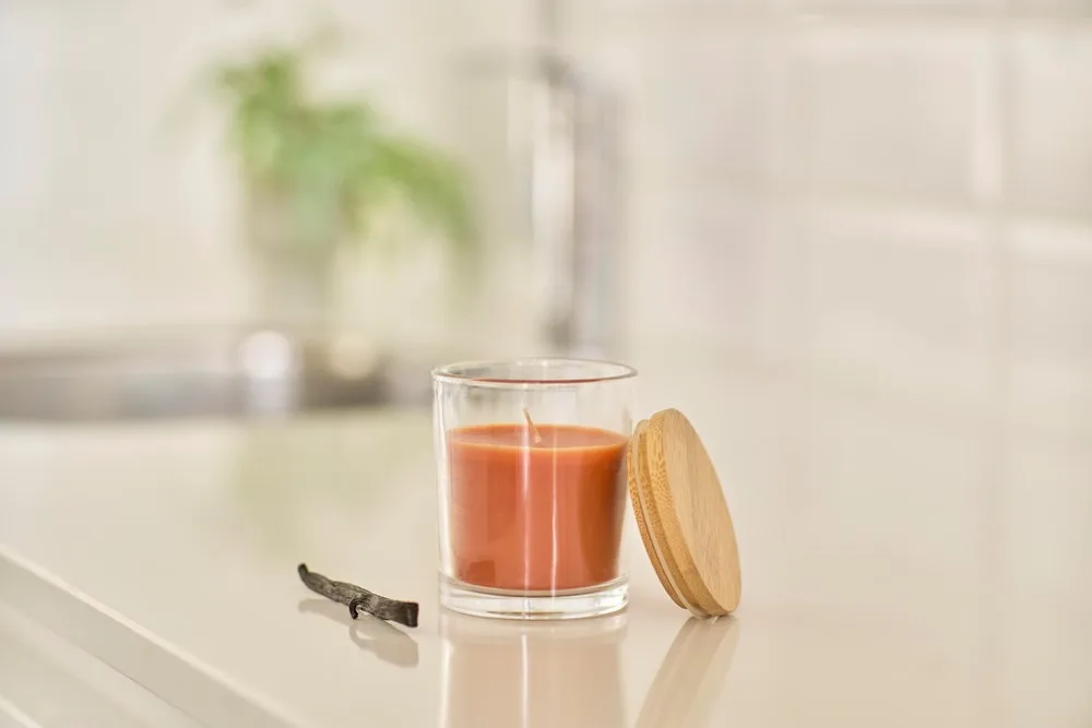 Kaars Riven | Glas met bamboe deksel productfoto 8 - Hidalgo Kaars Riven | Glas met bamboe deksel — productfoto 8